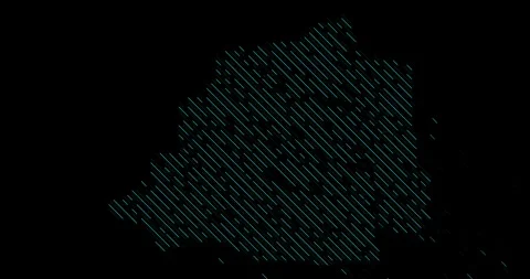 Data Visualization Style Map of Vatican City Forming Stock Footage 328427256