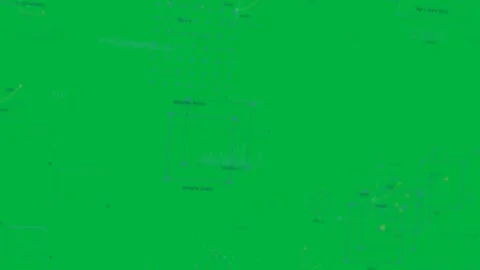 Data viz starting left shifting right, forming cube, pulsing dots showing flow Stock Footage 333630150