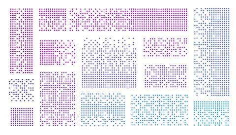 Data volumes with purple analytics. Infographic blue analysis of business イラスト素材