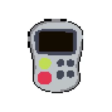 Data voting clicker pixel art vector illustration イラスト素材