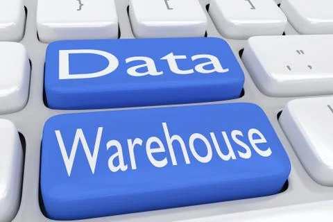 Data Warehouse concept Stock Illustration