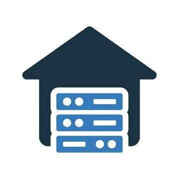Data warehouse icon. Stock Illustration