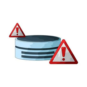 Data Warning illustration Stock Illustration