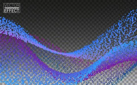 Data wave abcstact. Technology composition. Blockchain network analysis Illustrazione stock