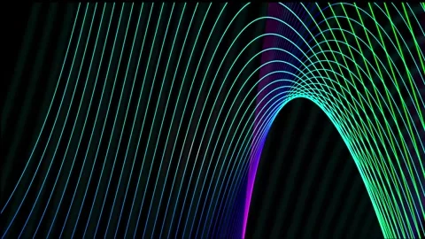 Data wave or water waves cut the background Stock Footage 255043202