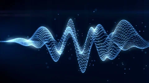 Data waves Video stock 116710341