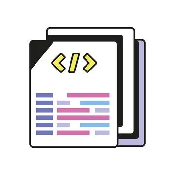 Data web development Stock Illustration