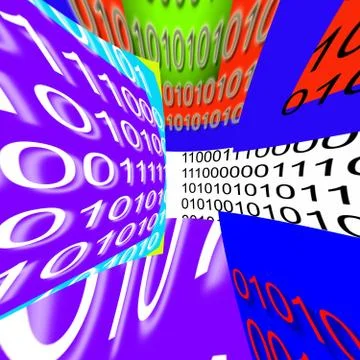 Data zoom Stock Illustration