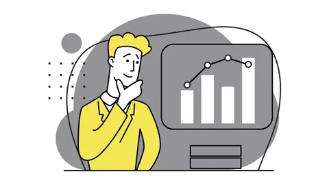 Database analysis. Finances. Digital Solutions Business Analytics and Planning Stock Footage 154417387