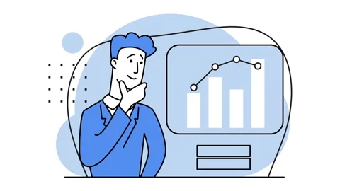 Database analysis. Finances. Digital Solutions Business Analytics and Planning. Stock Footage 157556379