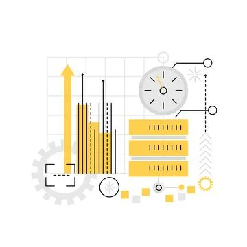 Database analysis research イラスト素材