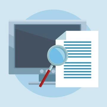 Database and cloud computing Stock Illustration