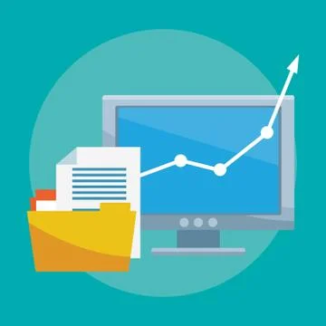 Database and cloud computing イラスト素材