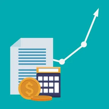 Database and cloud computing Stock Illustration