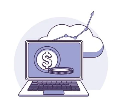 Database and technology Stock Illustration
