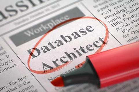 Database Architect Join Our Team 스톡 일러스트