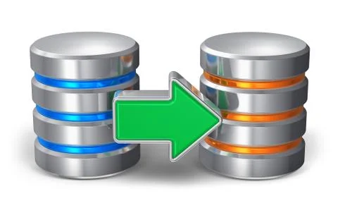 Database backup concept Stock Illustration