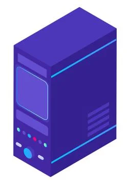 Database Block with Information Storage System イラスト素材