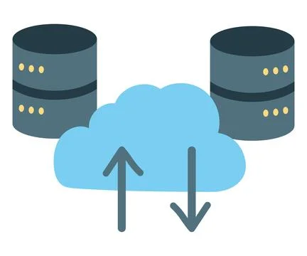 Database cloud server イラスト素材