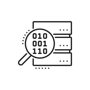 Database cloud storage, network server icon イラスト素材