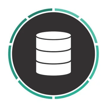 Database computer symbol Stock Illustration