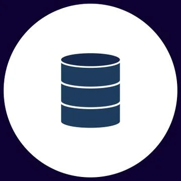 Database computer symbol Stock Illustration