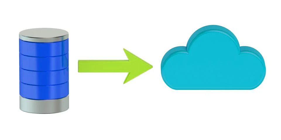Database computing storage concept イラスト素材
