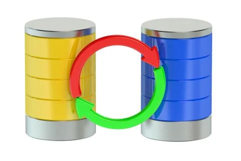 Database computing storage Stock Illustration