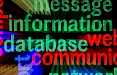 Database concept 스톡 일러스트