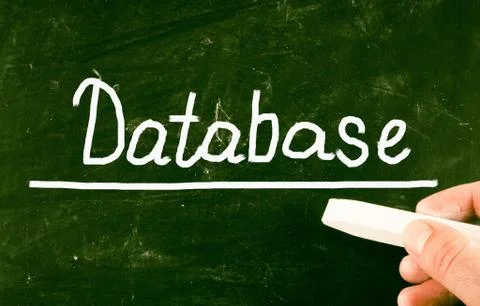Database concept Foto stock