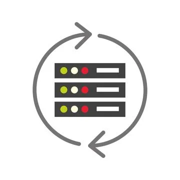 Database design of server 스톡 일러스트
