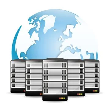 Database design, vector illustration イラスト素材