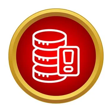 Database error warning system alert icon Stockillustratie