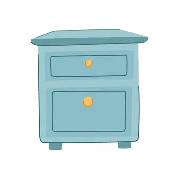 Database file cabinet cartoon vector illustration Stock-Illustration