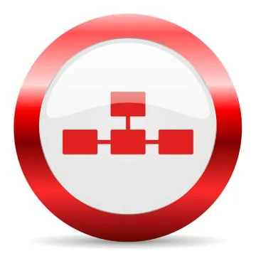 Database glossy web icon Illustrazione stock