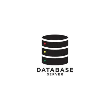 Database graphic design template Stock Illustration