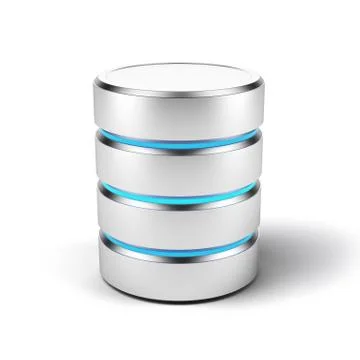 Database icon Illustrazione stock