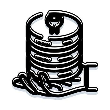 Database icon managing data information structure Stock Illustration
