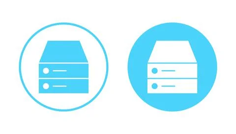 Database icon vector. database sign and symbol Stock Illustration