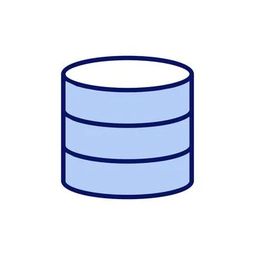 Database icon vector. database sign and symbol Stock Illustration