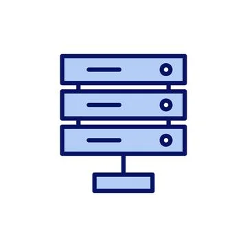 Database icon vector. database sign and symbol Stock Illustration