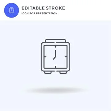 Database icon vector, filled flat sign, solid pictogram isolated on white, logo Stock Illustration