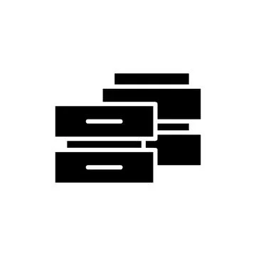 Database icon vector illustration. database sign and symbol Stock Illustration