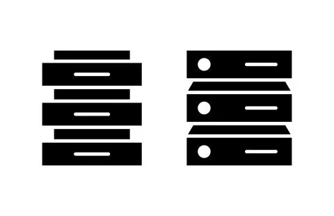 Database icon vector illustration. database sign and symbol Stock Illustration
