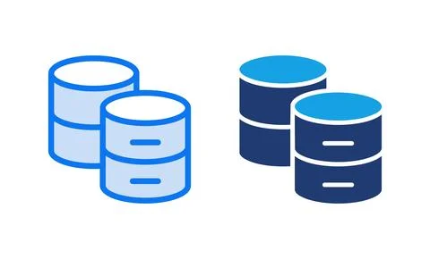 Database icon vector illustration. database sign and symbol Stock Illustration