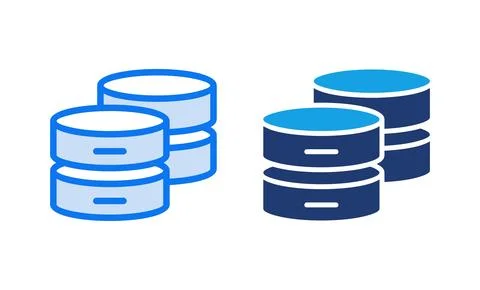 Database icon vector illustration. database sign and symbol Stock Illustration