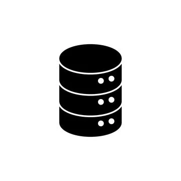Database icon vector. server icon. storage Stock Illustration