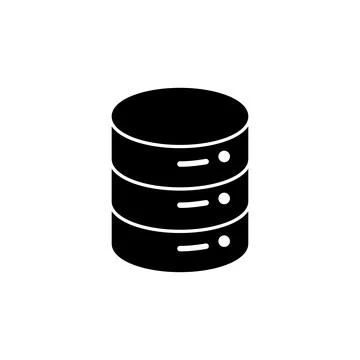 Database icon vector. server icon. storage Stock Illustration