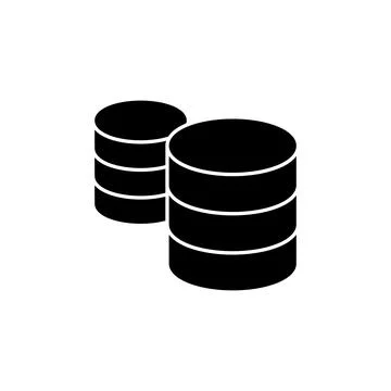 Database icon vector. server icon. storage Stock Illustration