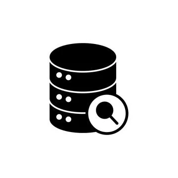Database icon vector. server icon. storage Illustrazione stock